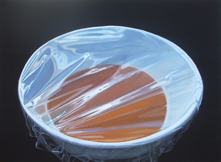 皿　acrylic on canvas panel 242×333(mm)　2012