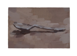 Spoon, Oil on Oak Board, 15cm x 10cm, 2015