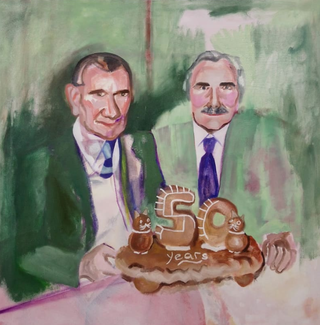 Fifty Years //
Oil on canvas // 
2020 //
90 x 90cm