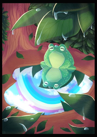 A4 Poster Art
"After Rain"
Theme- After Rain, and Hope, Rainbow