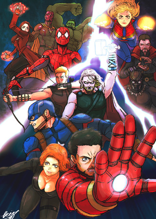 アベンジャーズ集合絵