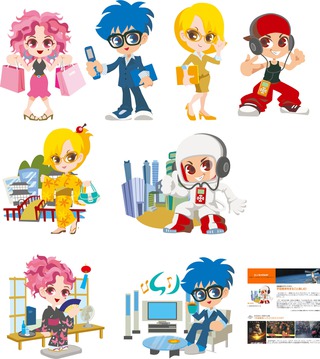 OCN　webサイトキャラクター