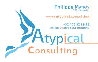 carte de visite pour Atypical consulting