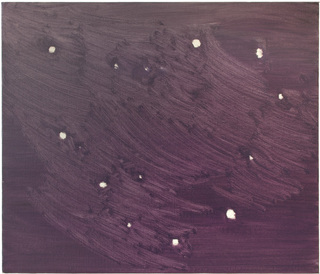 この広い空(わっか)/ To the sky(the ring), oil on canvas, 45.5x53cm, 2021.