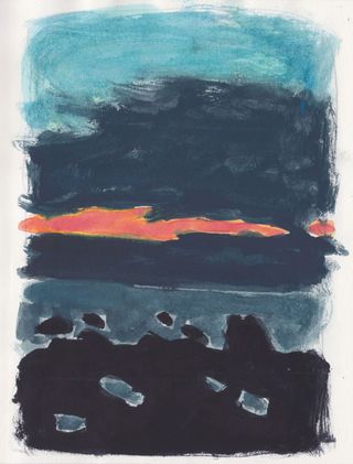 untitled, 2021, watercolour on paper, 15x20cm