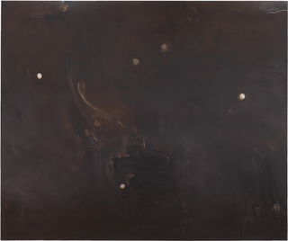 夜の絵(夏前)/Painting at night(before summer), 162.0×194.0cm, oil on canvas, 2022.