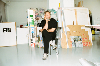 Eike König in his Studio
