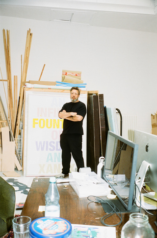 Eike König in his Studio