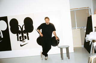 Eike König in his Studio