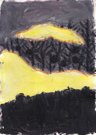 untitled, 2021, oil on paper, 21x30cm