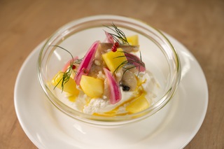 ニシンの切り込みとギリシャヨーグルト
Greek Yogurt with Fermented Herring Pickles