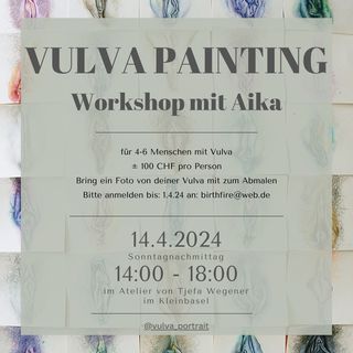 Vulva Painting Workshop von Aika