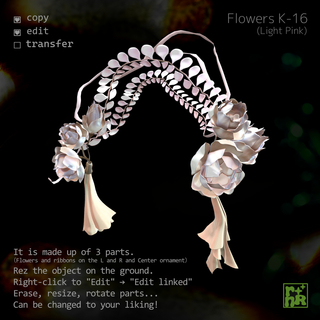 [rnR] Flowers K-16(2_Light Pink)