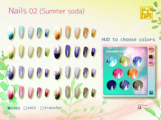 [rnR] Nails 02(Summer Soda)