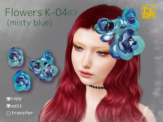 [rnR] Flowers K-04(C)_misty blue