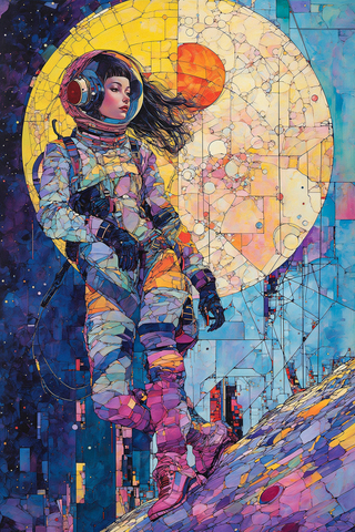 Under The Artificial Sun On The Far Side Of The Moon