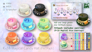 [rnR] K-18 Magical Candy Hat_FATPack