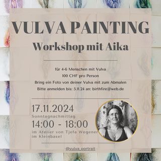 Vulva Painting Workshop mit Aika