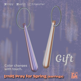 [rnR] Pray for Spring (earrings)