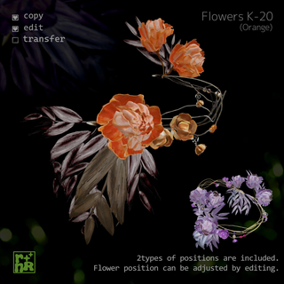 [rnR] Flowers K-20(6_Orange)