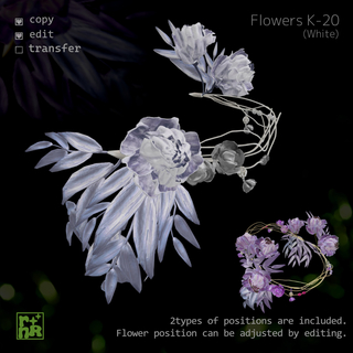 [rnR] Flowers K-20(7_White)