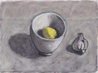 untitled, 2024, pastell on paper, 21 x 30 cm