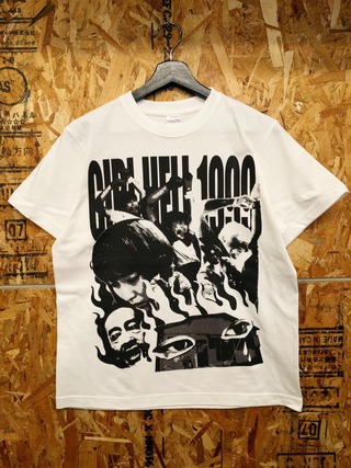 「山内大輔レトロスペクティブ」物販Ｔシャツデザイン①表