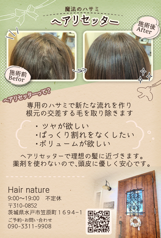 Flyer for Hair nature Designed by cannedfl0wer