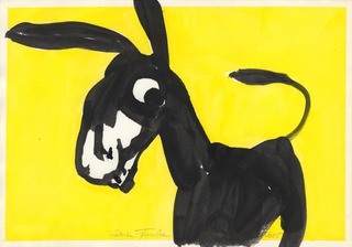 Smart Donkey // ink on paper // € 275,-