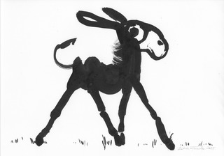 Assertive Donkey // ink on paper // €380,-
