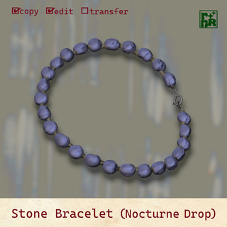 Stone Bracelet (Nocturne Drop)