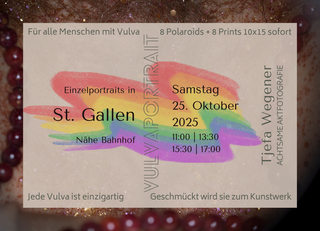 Vulvaportrait, Vulvafotografie in St. Gallen