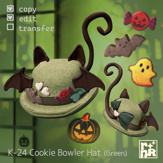 [rnR] K-24 Cookie Bowler Hat_04(Green)