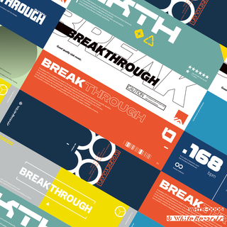 2025 CD 『Breakthrough』 ジャケットデザイン(photoshop)